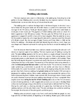 Konspekts 'Wedding Cake Trends', 1.