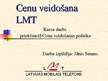 Prezentācija 'Cenu veidošana LMT', 1.