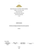 Referāts 'Informācijas tehnoloģiju pielietojums biroja darba organizācijā', 1.