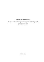 Diplomdarbs 'Aprūpes nodrošināšana pacientiem perioperatīvajā periodā ķirurģiskās nodaļās', 1.