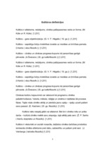 Konspekts 'Kultūras definīcijas', 3.