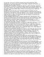 Eseja '10 Perspectives of Early Psychology', 1.