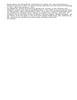 Eseja '10 Perspectives of Early Psychology', 2.