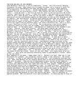 Eseja 'The Rise and Fall of Lady MacBeth', 1.