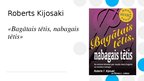 Prezentācija 'Roberts Kijosaki «Bagātais tētis, nabagais tētis»', 10.