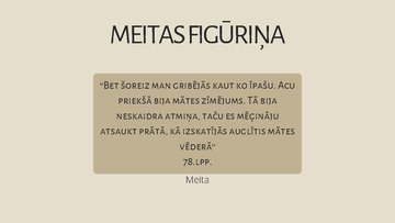 Prezentācija 'Simbolu pielietojums Noras Ikstenas ''Mātes pienā''', 9.