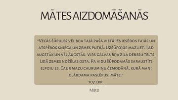 Prezentācija 'Simbolu pielietojums Noras Ikstenas ''Mātes pienā''', 12.