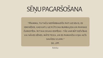 Prezentācija 'Simbolu pielietojums Noras Ikstenas ''Mātes pienā''', 18.