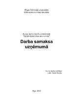 Referāts 'Darba samaksa uzņēmumā', 1.