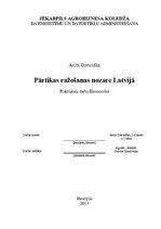 Referāts 'Pārtikas ražošanas nozare Latvijā', 1.