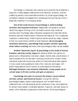 Eseja 'Essay about psychology', 1.
