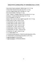 Prakses atskaite 'Uzņēmuma "Celtniecības pasaule" attīstības plāna pilnveidošana', 74.