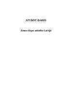 Referāts 'Zemes tirgus attīstība Latvijā', 1.