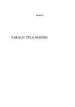 Referāts 'Paraugtēla nozīme', 1.