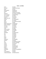 Konspekts 'Krievu - vācu vārdu tulkojumi', 17.