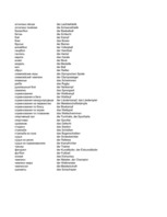 Konspekts 'Krievu - vācu vārdu tulkojumi', 34.