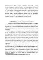 Eseja 'Rehabilitācija Covid 19 pacientam: novērtēšana, mērķi, uzdevumi un intervences', 5.