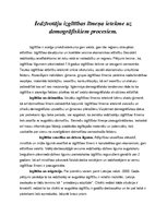 Eseja 'Iedzīvotāju izglītības līmeņa ietekme uz demogrāfiskiem procesiem', 1.