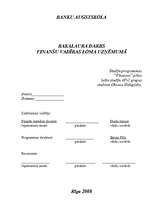 Diplomdarbs 'Finanšu vadības loma uzņēmumā', 1.