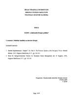 Konspekts 'Politiskie konflikti un intereses Eiropā', 1.