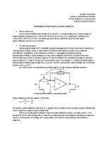 Paraugs 'Invertējošā pastiprinātāja parametru pētīšana', 1.