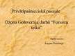 Prezentācija 'Privātnieciskā pasaule Džona Golsvertija darbā "Forsaitu teika"', 1.