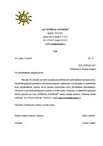 Paraugs 'Iesnieguma paraugs', 1.