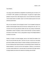 Eseja 'Formal Letter', 1.