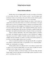 Eseja 'Mana iedomu nākotne', 1.