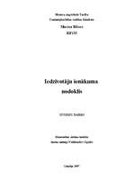 Referāts 'Iedzīvotāju ienākuma nodoklis', 1.