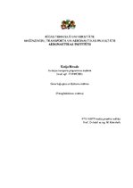 Konspekts 'Gaisa kuģu pretapledošanas sistēma', 1.