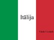 Prezentācija 'Itālija', 1.
