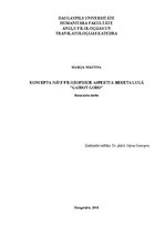 Diplomdarbs 'Philosophical Aspect of the Concept Death in S.Beckett's Play "Waiting for Godot', 2.