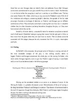 Diplomdarbs 'Philosophical Aspect of the Concept Death in S.Beckett's Play "Waiting for Godot', 40.