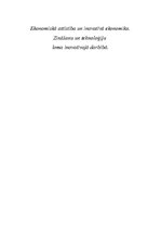 Konspekts 'Ekonomiskā attīstība un inovatīvā ekonomika', 1.