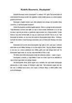 Konspekts 'Rūdolfs Blaumanis "Raudupiete"', 1.