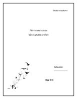 Referāts 'Vārda "putns" analīze', 1.