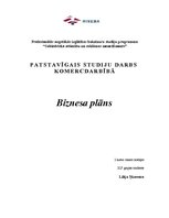 Biznesa plāns 'Kafejnīcas biznesa plāns', 1.