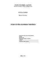 Referāts 'Pārstāvība komerctiesībās', 1.