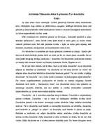 Eseja 'Aristoteļa "Nikomaha ētika" 8.grāmata "Par draudzību"', 1.