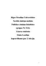 Eseja 'Politikas teorija. Politikas attīstība 1.g.p.m.ē. - 13.gadsimts', 5.