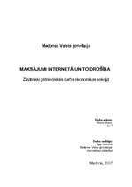 Referāts 'Maksājumi internetā un to drošība', 1.