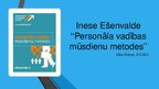 Prezentācija 'Inese Ešenvalde ‘‘Personāla vadības mūsdienu metodes’’', 1.