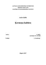 Konspekts 'Ķermeņa kultūra', 1.