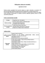 Konspekts 'Pārbaudes darba tematika, latviešu valoda', 1.