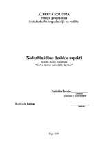 Referāts 'Nodarbinātības tiesiskie aspekti', 1.