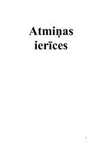 Referāts 'Atmiņu ierīces', 1.