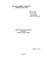 Referāts 'Jūras privāttiesību saistības', 1.