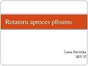 Referāts 'Rotatoru aproces plīsumi', 14.