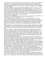 Eseja 'Cry, baby cry!', 1.